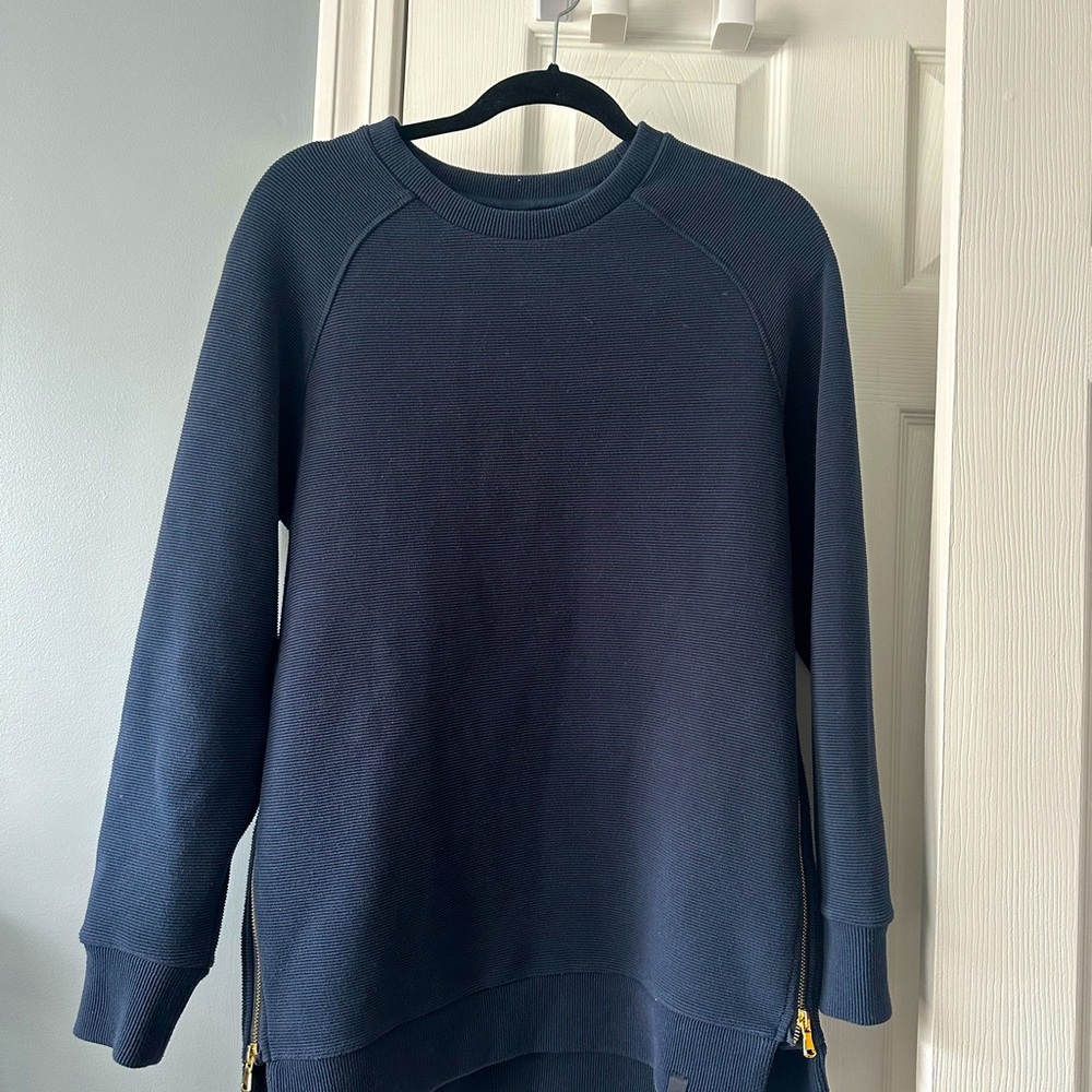 Varley manning side zip sweatshirt